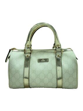 Gucci Boston Bag White All over